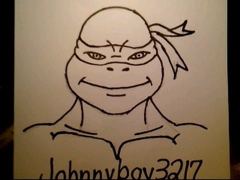 How To Draw Teenage Mutant Ninja Turtles Movie Easy ...