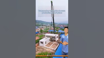 Transporte y ensamble de módulos prefabricados