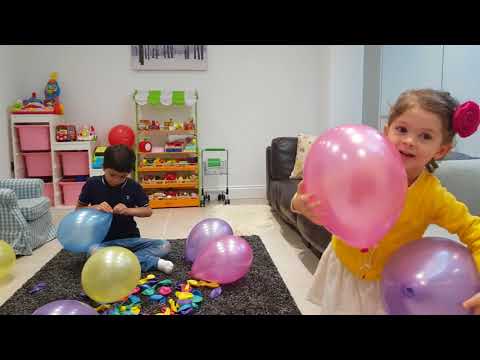 Learn Colors with  Pop Balloons-Funny Challenge   for Kids