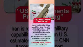 “US Intelligence Got Iran Wrong?” CNN Report Sparks Global Shock #geopolitics