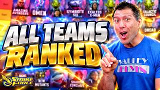 ALL TEAMS RANKED! Every Marvel Strike Force Team Ranked (October 2026) Marvel Strike Force