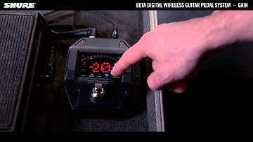 Shure Beta Digital Wireless Guitar System: Gain Settings