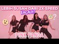 PINK PANDA ROLLER COASTER SPEED DANCE CHALLENGE!