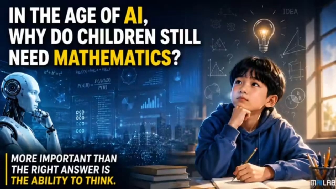 In the age of AI, why do children still need mathematics?