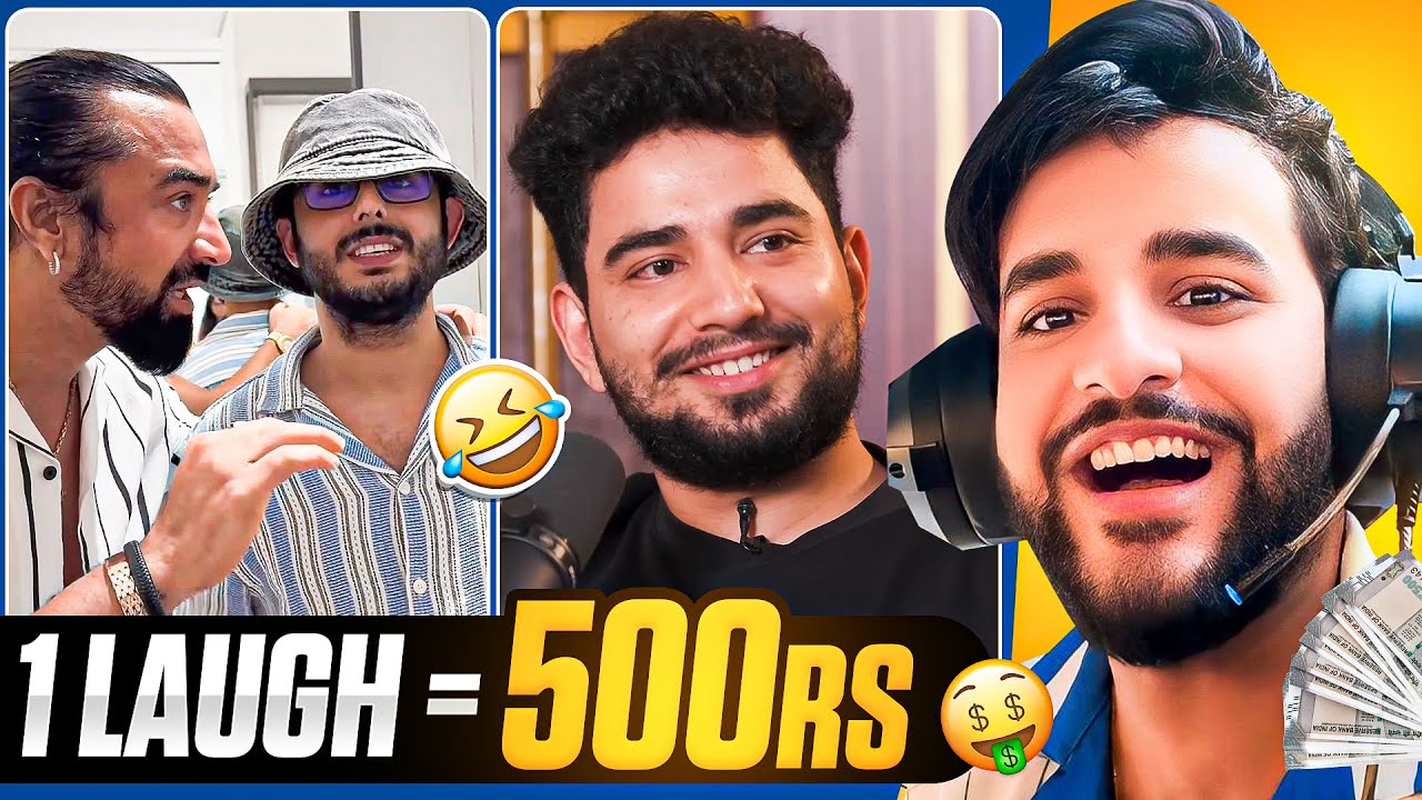 Ajaz khan VS Carryminati !! I laugh = I pay Rs500