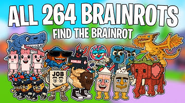 How To Get ALL 264 BRAINROTS in Find the Brainrot [264] Roblox (All Brainrot Locations)