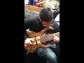 Ben Shepherd trying out a 7 string Ibanez BTB Bass at NAMM