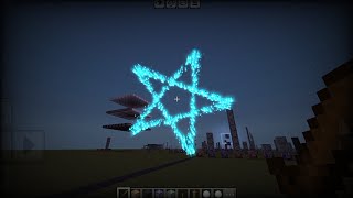 Rotating pentagram that follows wherever you look - Minecraft Bedrock 