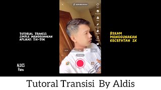 Tutorial transisi simple menggunakan aplikasi Tik-Tok by ALDIS #tutorial #tutorialtransisi screenshot 2