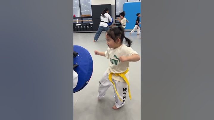 스쳐도 중상이라는 주연이의 발차기 ㅋㅋㅋㅋ #taekwondo