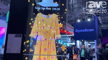 ISE 2020: Leyard Planar Showcases LO55 LookThru Transparent OLED Display