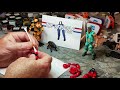 Custom action figures, how to remove unwanted paint applications