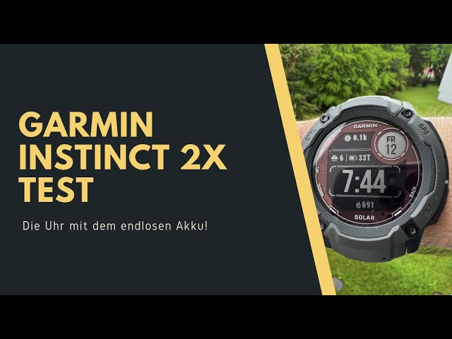 solar The of YouTube the Garmin Test with monster 2X: battery power Instinct -