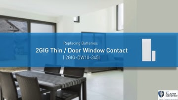 How to Replace the Batteries in your 2GIG Thin/Door Window Contact