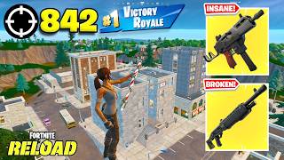 842 Elimination Solo "RELOAD” Gameplay Wins (Fortnite Chapter 7 PS5 Controller)