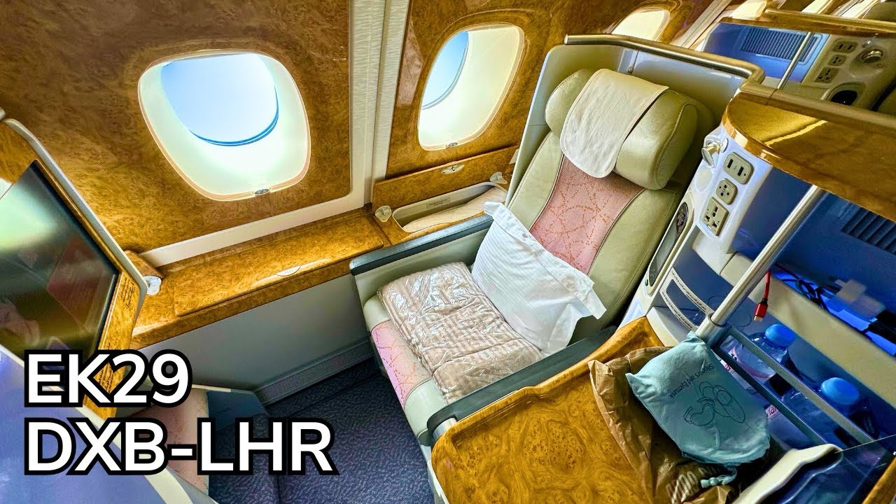 Обзор рейса бизнес-класса Emirates A380 EK29 из Дубая в Лондон Хитроу в августе 2025 г.
