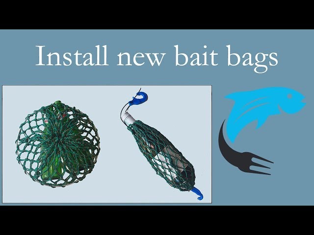 How to replace bait bags on a crab pot - Pro Fishing Queensland 