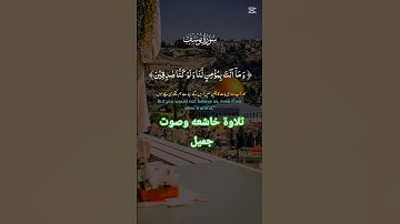 تلاوة خاشعه وصوت جميل #حور #اكسبلور #muslimah #duet #دويتو #تيك_توك #لايك #راحة_نفسية #حالات_واتس