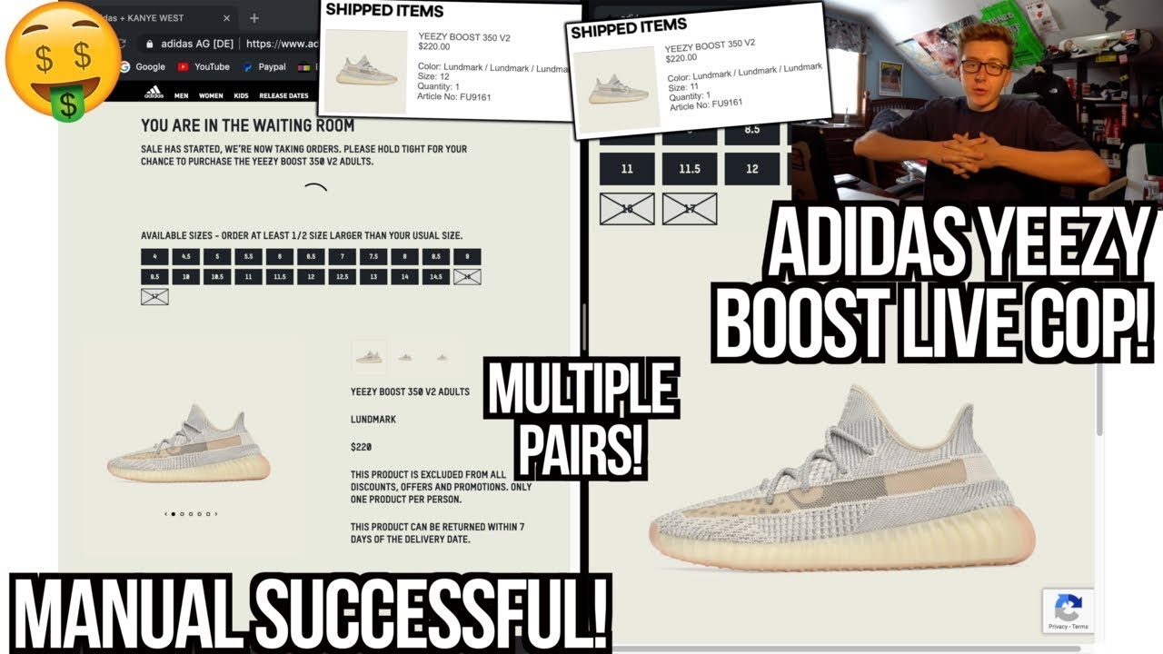 Adidas Yeezy Boost 350 V2 Lundmark Non Reflective OT