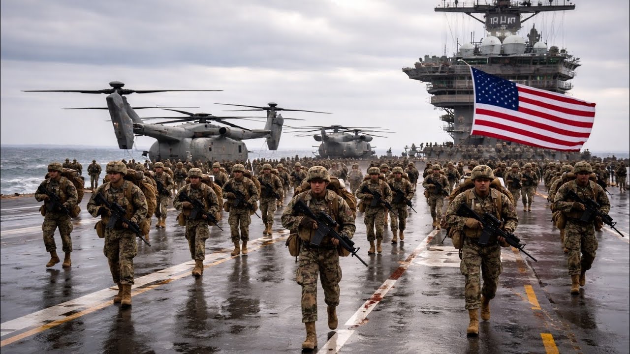 US Marines Arrive: Massive Naval Operation in the Strait of Hormuz ...