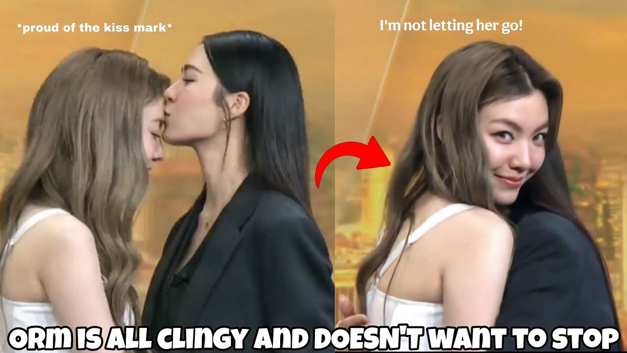 (LingOrm) LING KISSED AND HUGGED ORM ON NATIONAL TV AGAIN | Orm gay panicked and kissed Ling back