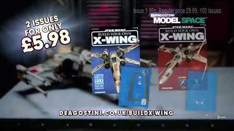 Build your Own Star Wars X-wing Model Spot 20" - DeAgostini Modelspace