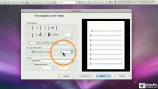 Sibelius 6 101: Core Sibelius 6 - 05. New Score - Time Signature  Tempo