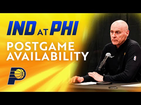 Indiana Pacers Postgame Media Availability (at Philadelphia 76ers) | November 12, 2023