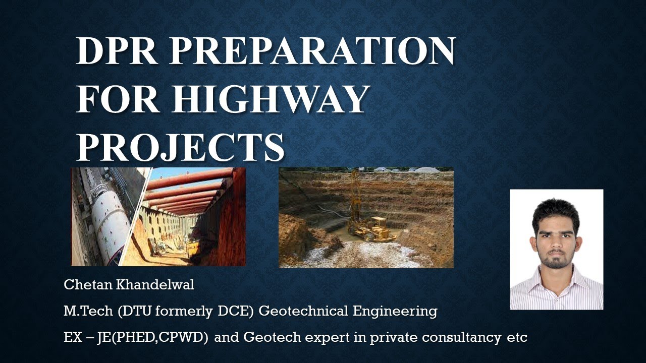 Detailed Project Report work for Highway full Explained in Civil Engineer Consultancy Company