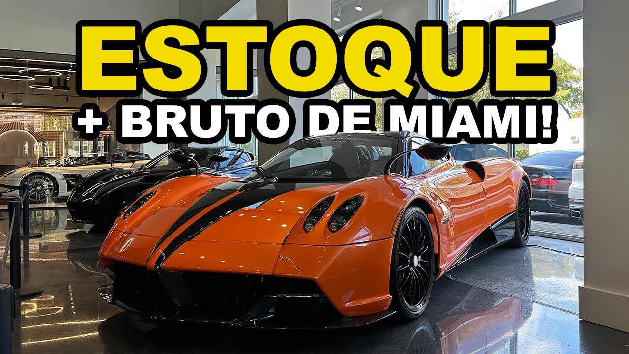 Onde os BILIONÁRIOS de MIAMI compram HYPERCARS! Conhecendo a Prestige Imports em Miami!