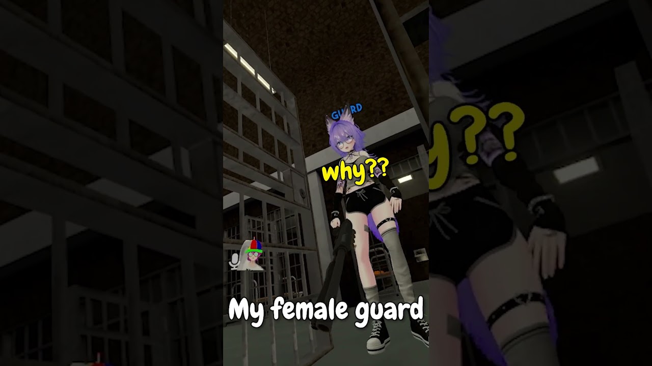 When you flirt with the female guard in prison