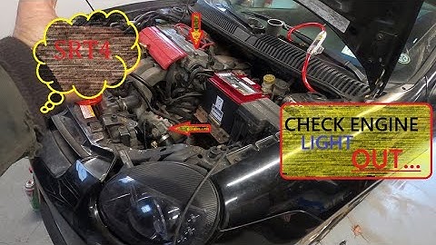 srt4 check engine light codes fixed pt. 5