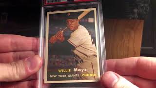 Post-War Mail Day | 1957 Topps Willie Mays