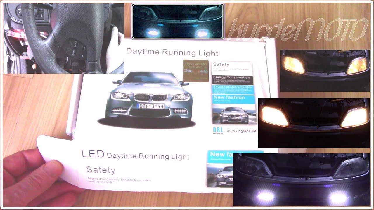 MONTAŻ PODŁĄCZENIE ŚWIATEŁ LED - DO JAZDY DZIENNEJ
