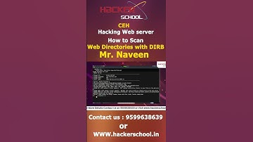 Certified Ethical Hacking - Web Server Hacking with DIRB | CEH Training | Ethical Hacking course