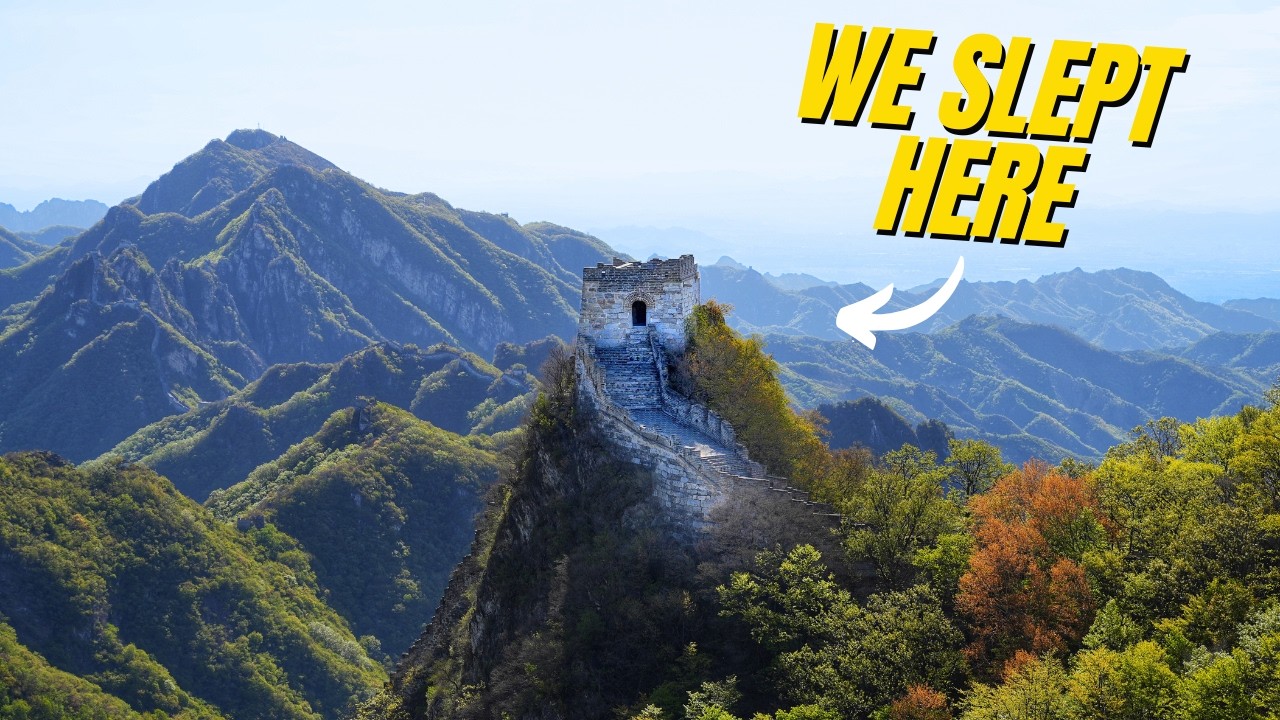 Wild Camping on the Great Wall of China (illegal?)