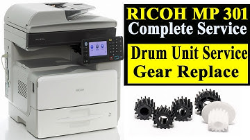 RICOH Mp 301 Drum Unit Step by Step Complete Service Tutorial || Ricoh Mp 301 || #ricoh #repairing
