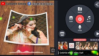 How to creating trending WhatsApp status video on kinemaster | photo print clup grape effect screenshot 5
