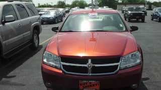 2008 Dodge Avenger SXT Sedan Red for sale Dayton Troy Piqua Sidney Ohio - CP13458A