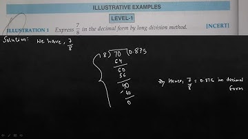 NUMBER SYSTEM | CLASS 9 | R.D.SHARMA | DECIMAL REPRESENTATION OF RATIONAL NO | EXAMPLES SOLUTIONS |