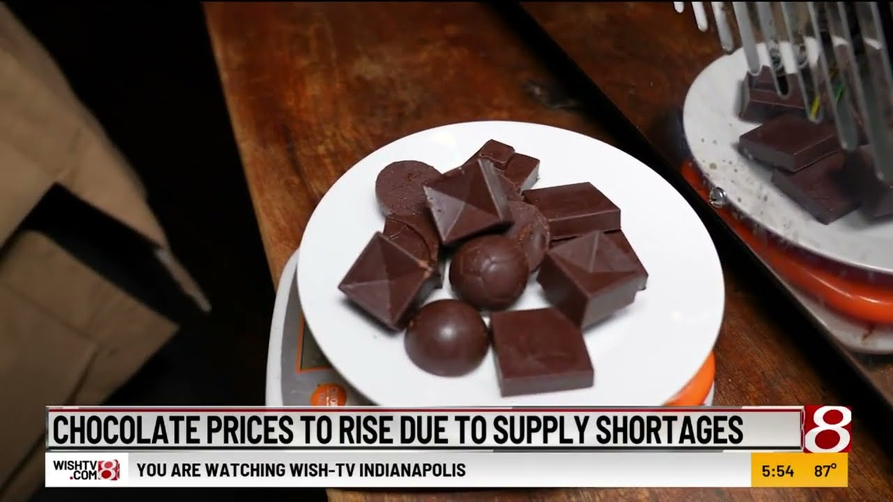 Chocolate prices to rise due to supply shortages