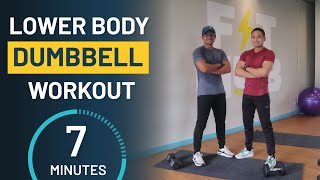 7 Menit Lower Body Dumbbell Workout