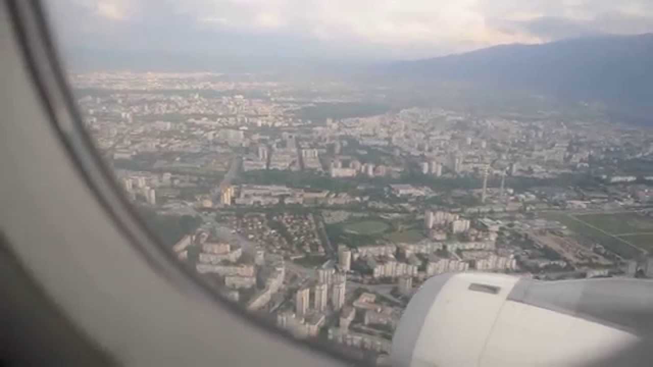 Sofia landing A320200 Turkish airlines YouTube