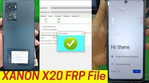 Walton Xanon X20 Frp Bypass reset File Unlock Soluation