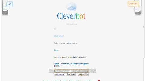 Funny Cleverbot Conversation