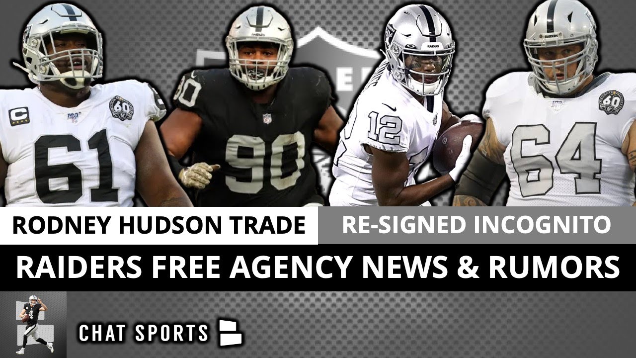 BREAKING: Raiders Trade Rodney Hudson + Free Agency News On Richie Incognito & Jonathan Hankins