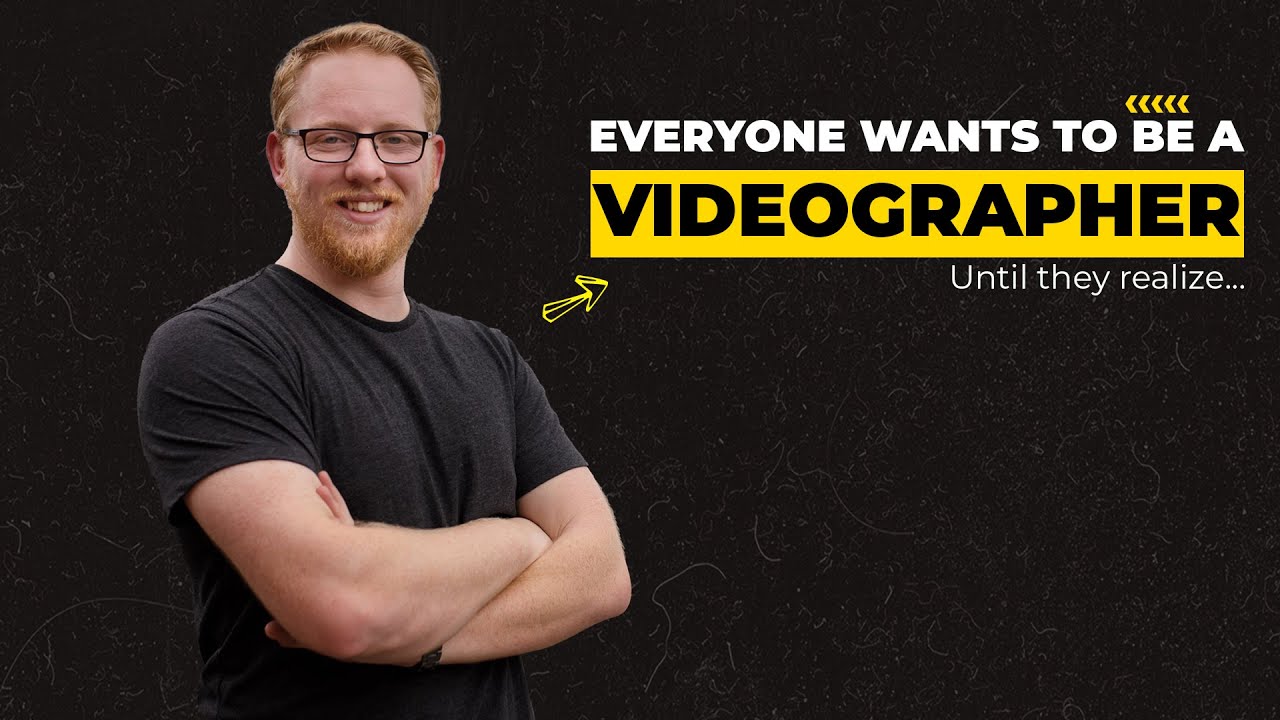 Everyone Wants To be a VIDEOGRAPHER until they realize...