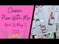 Plan With Me // Classic Happy Planner // April 26-May 2, 2021