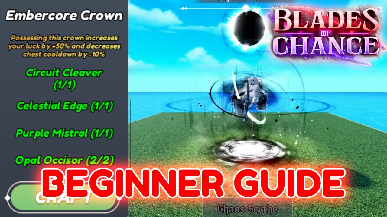 Blade Rng Codes BLADES OF CHANCE ULTIMATE Beginner Guide | Blades Of Chance - YouTube
