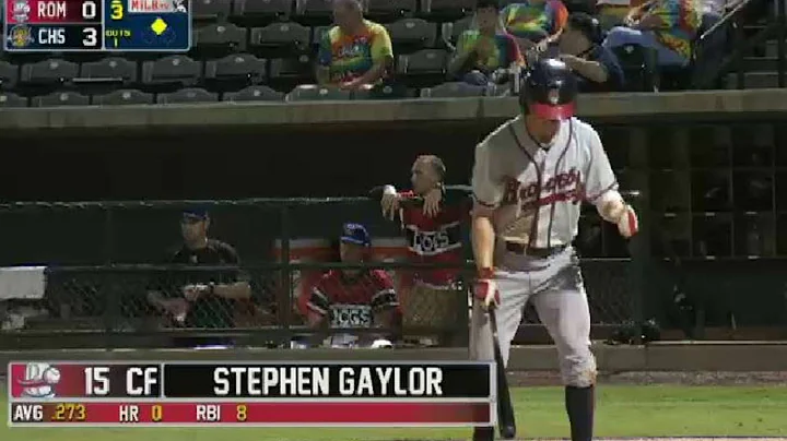 Rome's Gaylor hits RBI single